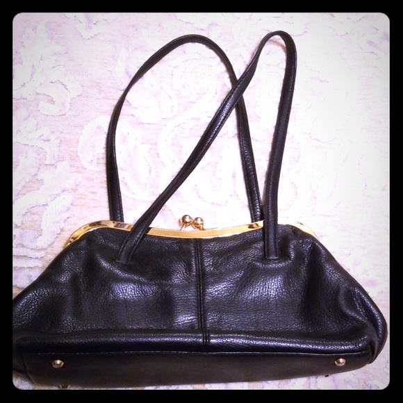 Preston & York Handbags - Adorable "vintage look" Jackie O style leather pur
